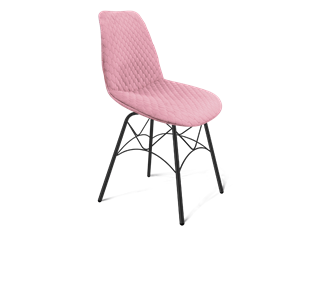 Обеденный стул SHT-ST29-С22 / SHT-S107 (розовый зефир/черный муар) в Нягани
