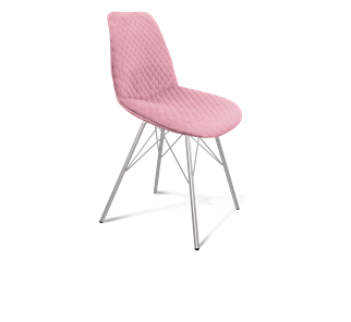 Обеденный стул SHT-ST29-С22 / SHT-S37 (розовый зефир/хром лак) в Югорске