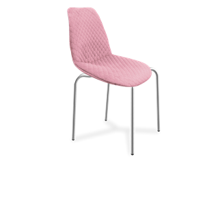 Обеденный стул SHT-ST29-С22 / SHT-S86 HD (розовый зефир/хром лак) в Лангепасе