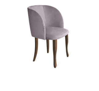 Обеденный стул SHT-ST33 / SHT-S122 (сиреневая орхидея/темный орех/черный муар) в Советском