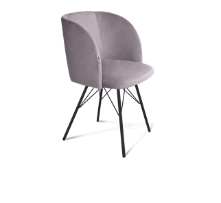 Обеденный стул SHT-ST33 / SHT-S37 (сиреневая орхидея/черный муар) в Лангепасе