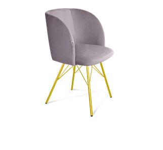 Обеденный стул SHT-ST33 / SHT-S37 (сиреневая орхидея/золото) в Когалыме