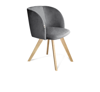 Обеденный стул SHT-ST33 / SHT-S39 (угольно-серый/прозрачный лак) в Лангепасе