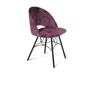 Обеденный стул SHT-ST34 / SHT-S100 (вишневый джем/черный муар) в Когалыме