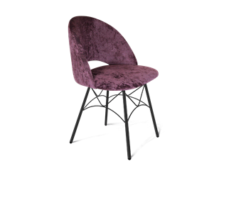 Обеденный стул SHT-ST34 / SHT-S107 (вишневый джем/черный муар) в Когалыме