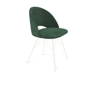 Обеденный стул SHT-ST34 / SHT-S37 (лиственно-зеленый/белый муар) в Когалыме