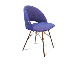 Обеденный стул SHT-ST34 / SHT-S37 (синий мираж/медный металлик) в Урае