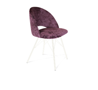 Обеденный стул SHT-ST34 / SHT-S37 (вишневый джем/белый муар) в Когалыме