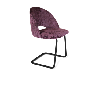 Обеденный стул SHT-ST34 / SHT-S45-1 (вишневый джем/черный муар) в Лангепасе