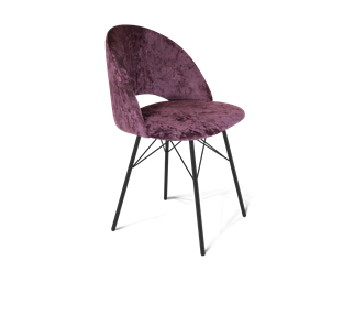 Обеденный стул SHT-ST34 / SHT-S64 (вишневый джем/черный муар) в Когалыме