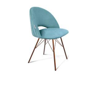 Обеденный стул SHT-ST34-1 / SHT-S37 (голубая пастель/медный металлик) в Радужном