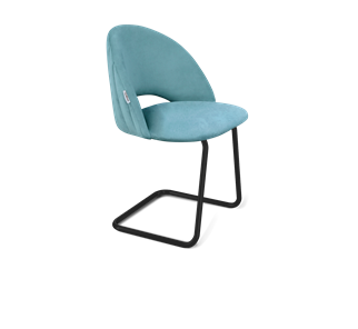 Обеденный стул SHT-ST34-1 / SHT-S45-1 (голубая пастель/черный муар) в Урае