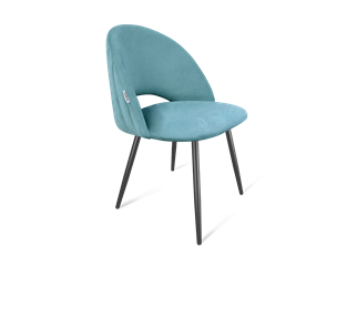 Обеденный стул SHT-ST34-1 / SHT-S95-1 (голубая пастель/черный муар) в Сургуте