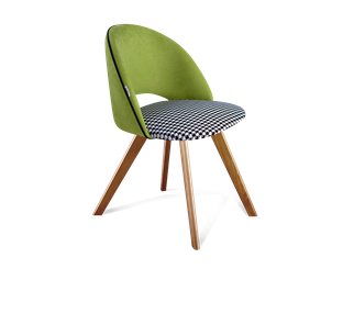 Обеденный стул SHT-ST34-3 / SHT-S39 (оливковый/гусиная лапка/светлый орех) в Урае