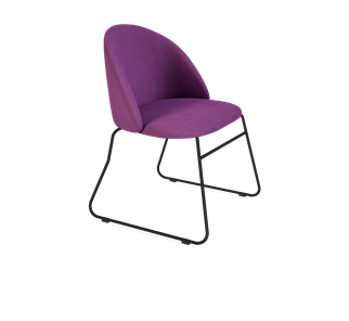 Обеденный стул SHT-ST35 / SHT-S167 (ягодное варенье/черный муар) в Урае
