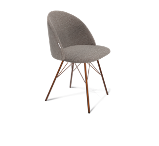 Обеденный стул SHT-ST35 / SHT-S37 (тростниковый сахар/медный металлик) в Лангепасе