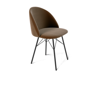 Обеденный стул SHT-ST35 / SHT-S64 (кофейный ликер/черный муар) в Когалыме