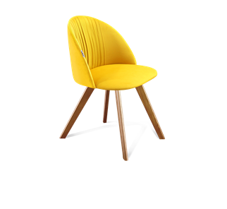 Обеденный стул SHT-ST35-1 / SHT-S39 (имперский жёлтый/светлый орех) в Нижневартовске