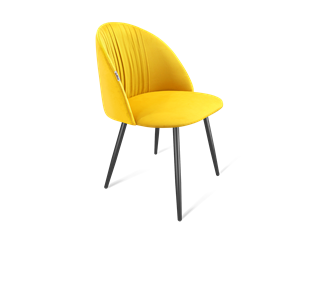 Обеденный стул SHT-ST35-1 / SHT-S95-1 (имперский жёлтый/черный муар) в Лангепасе