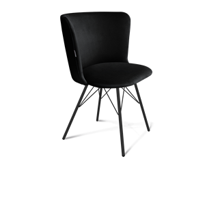 Обеденный стул SHT-ST36 / SHT-S37 (ночное затмение/черный муар) в Лангепасе