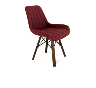 Обеденный стул SHT-ST37 / SHT-S70 (рубиновое вино/темный орех/черный муар) в Лангепасе