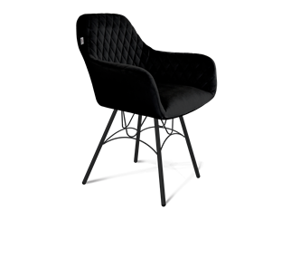 Обеденный стул SHT-ST38 / SHT-S100 (ночное затмение/черный муар) в Урае