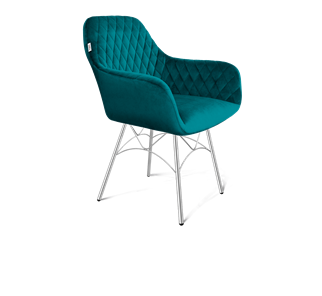 Обеденный стул SHT-ST38 / SHT-S107 (альпийский бирюзовый/хром лак) в Урае