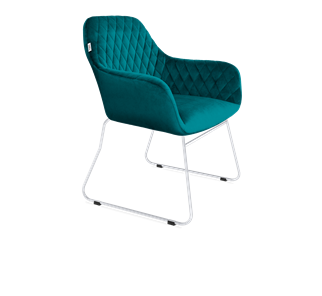 Обеденный стул SHT-ST38 / SHT-S167 (альпийский бирюзовый/хром лак) в Урае