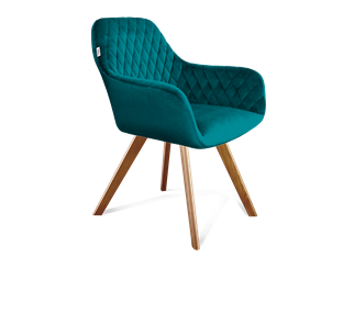 Обеденный стул SHT-ST38 / SHT-S39 (альпийский бирюзовый/светлый орех) в Урае