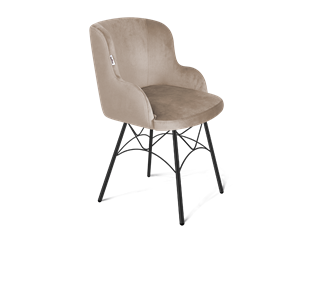 Обеденный стул SHT-ST39 / SHT-S107 (латте/черный муар) в Лангепасе