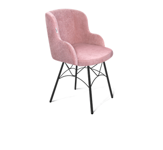 Обеденный стул SHT-ST39 / SHT-S107 (пыльная роза/черный муар) в Лангепасе