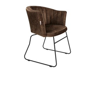 Обеденный стул SHT-ST42-1 / SHT-S167 (кофейный трюфель/черный муар) в Лангепасе