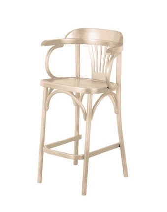 Барный стул 650 твердый (беленый дуб) в Радужном - изображение