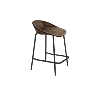 Полубарный стул SHT-ST19-SF1 / SHT-S29P-1 (кофейный трюфель/черный муар) в Урае