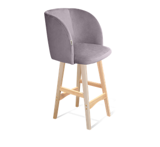 Полубарный стул SHT-ST33 / SHT-S65-1 (сиреневая орхидея/прозрачный лак) в Лангепасе