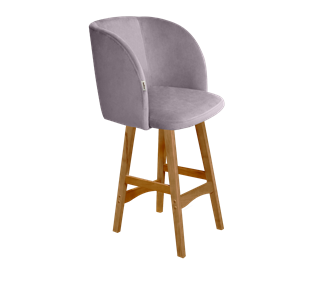Полубарный стул SHT-ST33 / SHT-S65-1 (сиреневая орхидея/светлый орех) в Урае