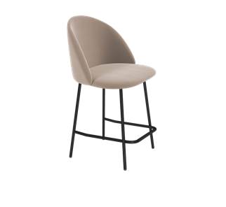 Полубарный стул SHT-ST35 / SHT-S29P-1 (латте/черный муар) в Лангепасе
