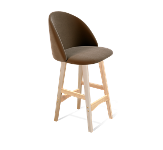 Полубарный стул SHT-ST35 / SHT-S65-1 (кофейный ликер/прозрачный лак) в Сургуте