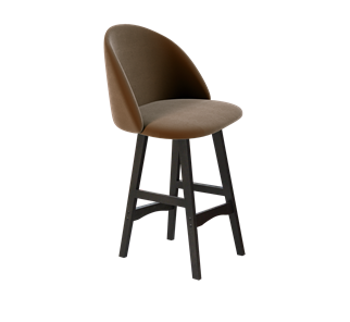 Полубарный стул SHT-ST35 / SHT-S65-1 (кофейный ликер/венге) в Лангепасе