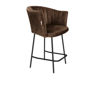 Полубарный стул SHT-ST42-1 / SHT-S29P-1 (кофейный трюфель/черный муар) в Пыть-Яхе