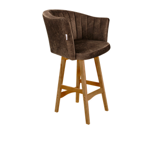 Полубарный стул SHT-ST42-1 / SHT-S65-1 (кофейный трюфель/светлый орех) в Лангепасе