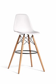 Барный стул DSL 110 Wood bar (белый) в Нижневартовске