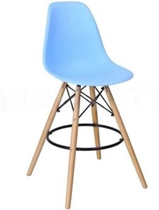Барный стул DSL 110 Wood bar (голубой) в Сургуте