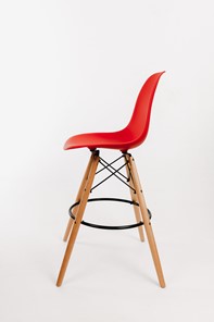 Барный стул DSL 110 Wood bar (красный) в Югорске - предосмотр 3