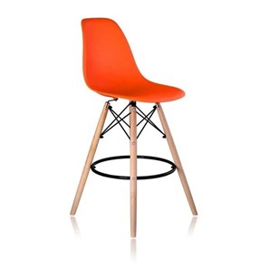 Барный стул DSL 110 Wood bar (оранжевый) в Сургуте