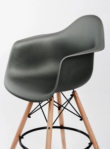 Барный стул DSL 330 Wood bar (черный) в Лангепасе - предосмотр 2