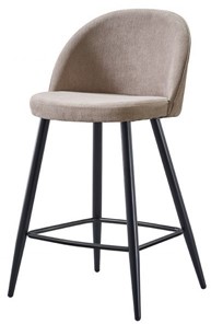 Полубарный стул 373B-2 dark beige/black в Лангепасе