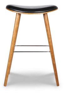 Полубарный стул JY1730-65 черный в Лангепасе
