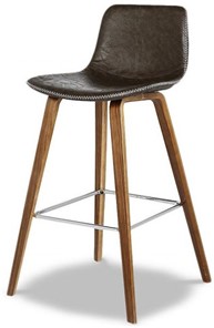 Полубарный стул JY1733-61 коричневый в Лангепасе