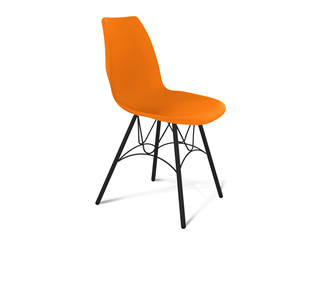 Кухонный стул SHT-ST29/S100 (оранжевый ral2003/черный муар) в Югорске